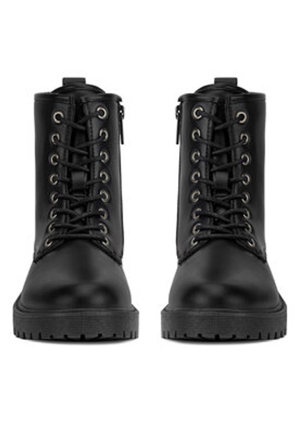 Jenny Fairy Trzewiki WFA3030-1 Czarny. Kolor: czarny. Materiał: skóra