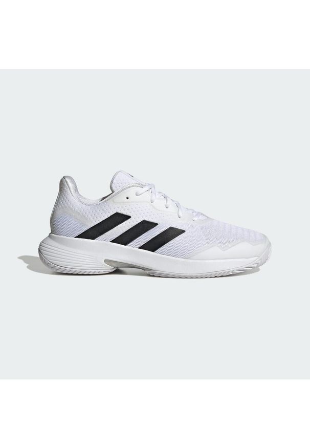 Adidas - Buty CourtJam Control Tennis. Kolor: czarny, szary, biały, wielokolorowy. Materiał: materiał