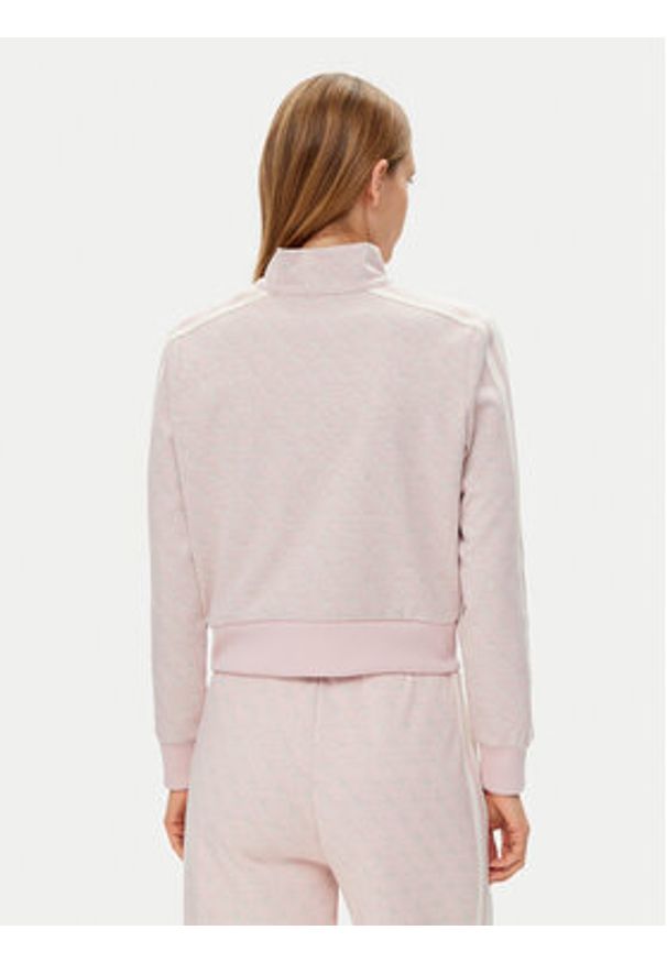 Guess Bluza V5RQ03 KCO90 Różowy Regular Fit. Kolor: różowy. Materiał: syntetyk