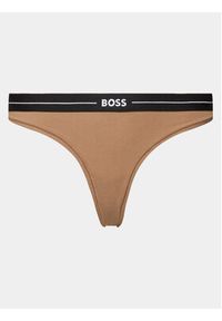 BOSS - Boss Komplet 3 par stringów 50510030 Kolorowy. Materiał: bawełna. Wzór: kolorowy #7