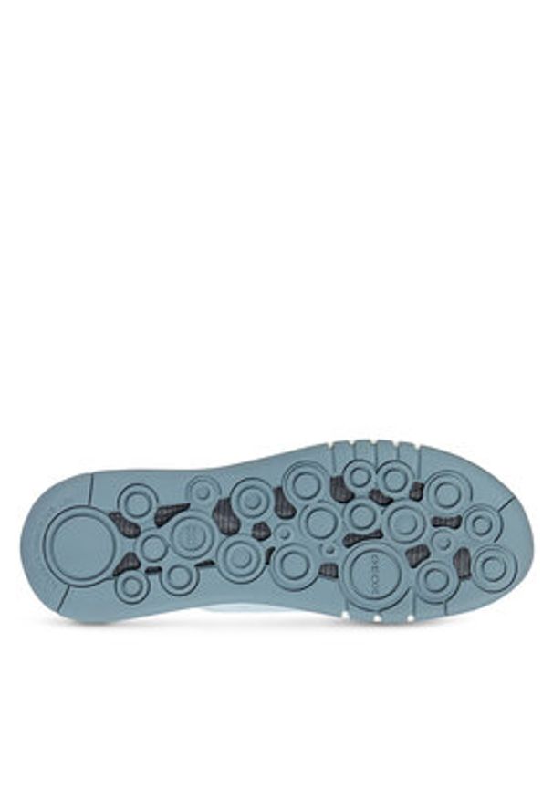 Geox Sneakersy D Aerantis D35HND 02285 CE45F Błękitny. Kolor: niebieski. Materiał: zamsz, skóra