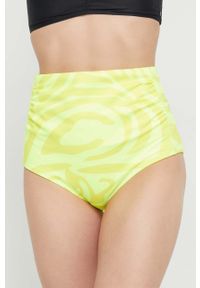 Adidas by Stella McCartney - adidas by Stella McCartney figi kąpielowe ciążowe kolor żółty. Stan: podwyższony. Kolekcja: moda ciążowa. Kolor: żółty. Materiał: materiał, dzianina, skóra #1