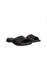 Klapki Azaleia Simone Comfy Flat Rast Black 198016, Czarny, Tworzywo. Kolor: czarny. Materiał: tworzywo sztuczne. Sezon: lato