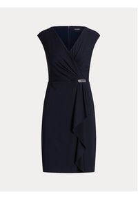 Lauren Ralph Lauren Sukienka koktajlowa 253906356001 Granatowy Regular Fit. Kolor: niebieski. Materiał: syntetyk. Styl: wizytowy #2
