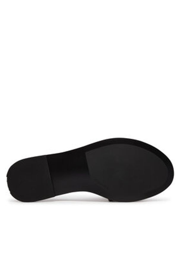 Calvin Klein Klapki Round Flat Sndl Lth Bar Hw 2 HW0HW02925 Beżowy. Kolor: beżowy. Materiał: skóra