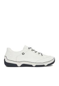 Półbuty Rieker. Kolor: biały #1