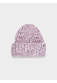 4f - 4F Czapka zimowa damska - różowa Uniwersalny. Kolor: różowy. Sezon: zima. Styl: klasyczny, casual, sportowy #1