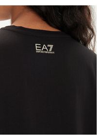 EA7 Emporio Armani T-Shirt 3DTT03 TJ02Z 0200 Czarny Regular Fit. Kolor: czarny. Materiał: bawełna