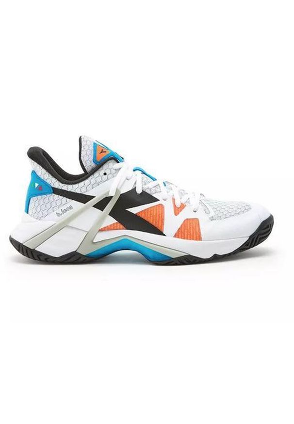 Buty tenisowe męskie Diadora B.Icon AG. Kolor: pomarańczowy, biały, wielokolorowy, niebieski. Sport: tenis