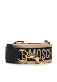 Love Moschino - LOVE MOSCHINO Wymienny pasek do torebki JC6403PP1LLI210A Czarny. Kolor: czarny. Materiał: materiał