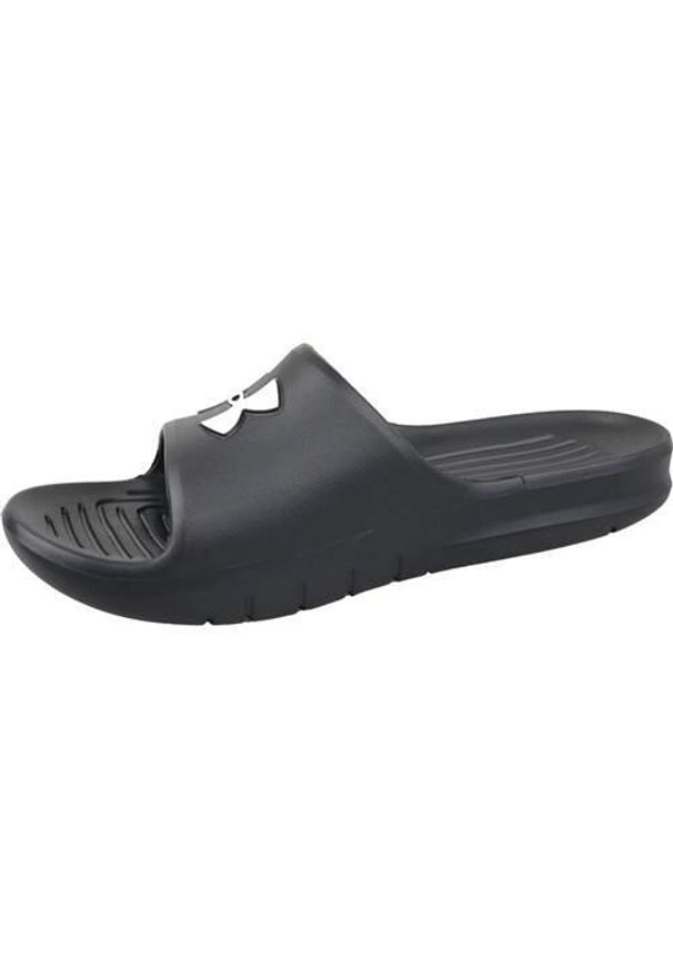 Klapki na basen męskie Under Armour Core Pth Sl. Kolor: czarny. Materiał: syntetyk, materiał. Sport: pływanie