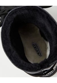 Inuikii - INUIKII - Czarne skórzane śniegowce. Kolor: czarny. Materiał: skóra. Wzór: gładki. Styl: klasyczny