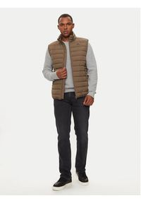 Whistler Bezrękawnik Edge W242278 Beżowy Regular Fit. Kolor: beżowy. Materiał: syntetyk. Długość rękawa: bez rękawów