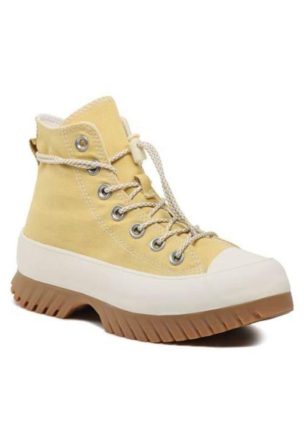 Buty do chodzenia damskie Converse A03500C. Wysokość cholewki: za kostkę. Kolor: beżowy. Materiał: materiał, syntetyk. Szerokość cholewki: normalna. Sport: turystyka piesza