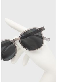 Jack & Jones okulary przeciwsłoneczne męskie kolor szary. Kolor: szary