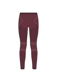 Spodnie termoaktywne damskie Viking Lana Pro z wełną Merino. Kolor: różowy. Materiał: wełna