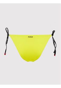 Hugo Dół od bikini Side Tie Pure 50470222 Żółty. Kolor: żółty. Materiał: syntetyk