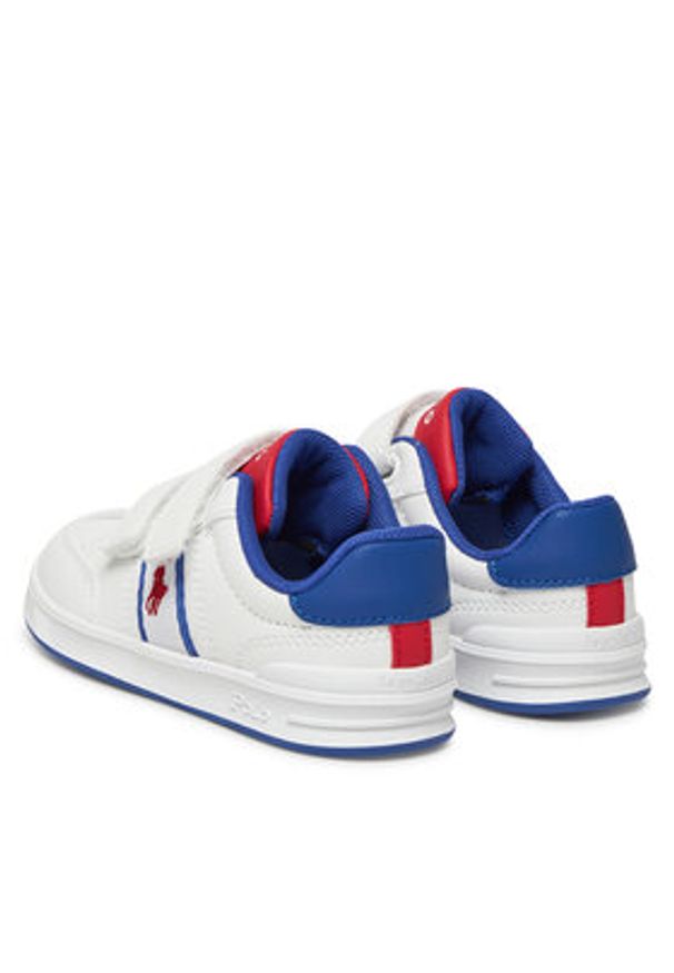 Polo Ralph Lauren Sneakersy Heritage Court III RL02068100 Biały. Kolor: biały. Materiał: skóra