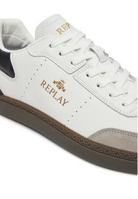 Replay - REPLAY Sneakersy GMSD7 .000.C0002L Biały. Kolor: biały. Materiał: skóra