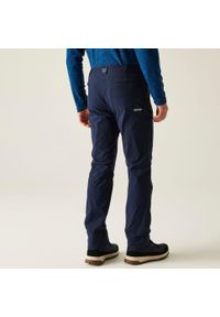 Regatta - Spodnie męskie zimowe ocieplane Highton. Kolor: niebieski. Materiał: materiał. Sezon: zima. Sport: turystyka piesza #2
