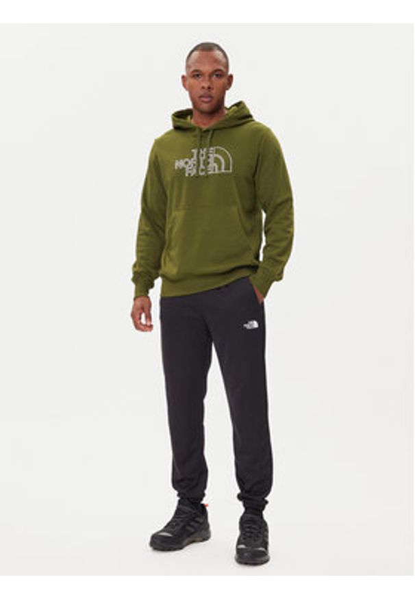 The North Face Bluza Drew Peak Light NF0A8C1B Zielony Regular Fit. Kolor: zielony. Materiał: bawełna, syntetyk