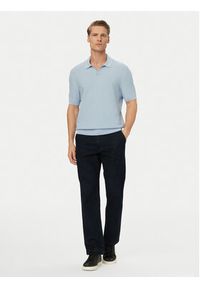BOSS Polo H-Natalo 50561613 Niebieski Regular Fit. Typ kołnierza: polo. Kolor: niebieski. Materiał: bawełna #5