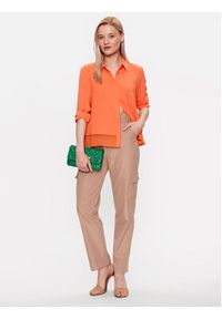 DKNY Koszula P3BMAO24 Pomarańczowy Regular Fit. Kolor: pomarańczowy. Materiał: syntetyk #3