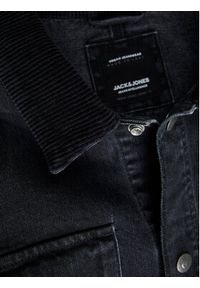 Jack & Jones - Jack&Jones Kurtka jeansowa Steel 12231169 Czarny Regular Fit. Kolor: czarny. Materiał: bawełna, jeans