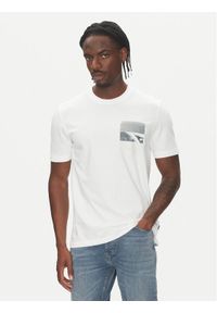 BOSS T-Shirt Te_Container 50546920 Biały Regular Fit. Kolor: biały. Materiał: bawełna