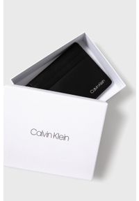Calvin Klein - Portfel skórzany. Kolor: czarny. Materiał: skóra. Wzór: gładki #2