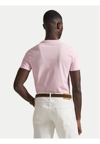 Polo Ralph Lauren T-Shirt 710671438520 Różowy Custom Slim Fit. Typ kołnierza: polo. Kolor: różowy. Materiał: bawełna #5