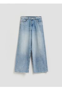 Reserved - Jeansy baggy - niebieski. Kolor: niebieski #1
