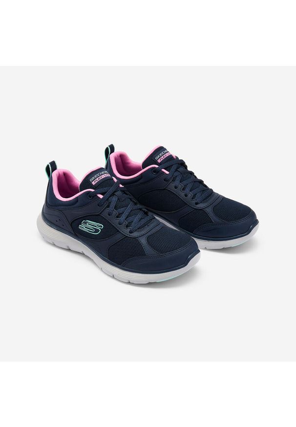 skechers - Sneakersy do chodzenia damskie Flex Appeal 5.0 Fresh Touch. Materiał: syntetyk. Szerokość cholewki: normalna. Sport: turystyka piesza