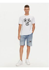 Karl Lagerfeld Jeans T-Shirt 241D1708 Czarny Regular Fit. Kolor: czarny. Materiał: bawełna