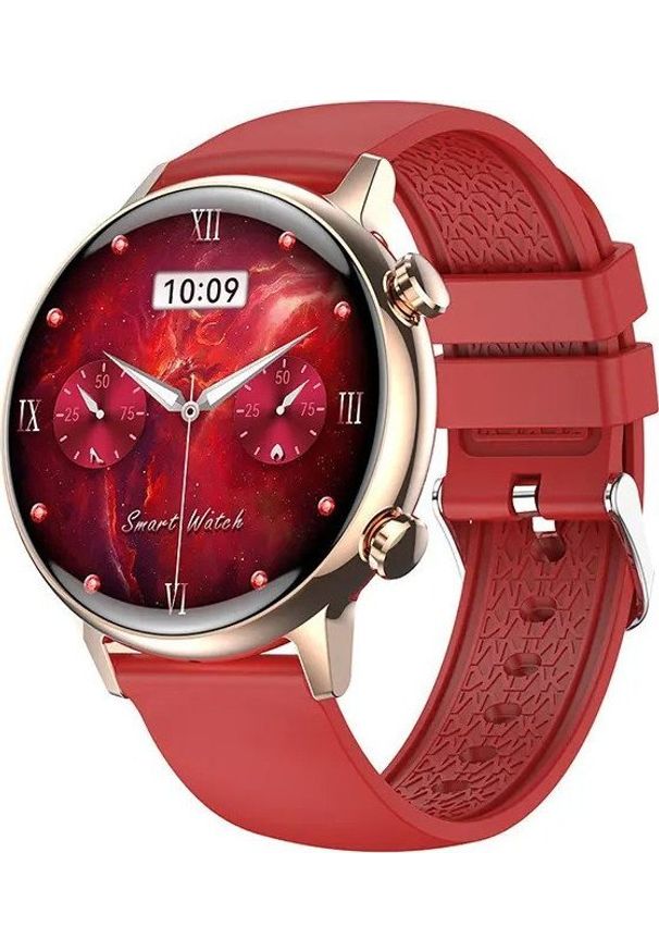 Smartwatch Enter SAT.110.535 Czerwony. Rodzaj zegarka: smartwatch. Kolor: czerwony