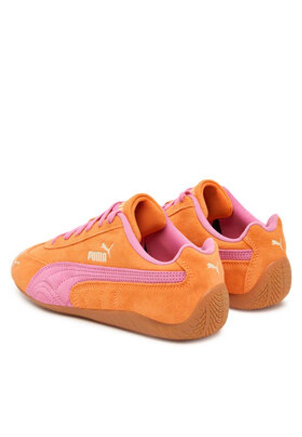 Puma Sneakersy Speedcat OG 398846 50 Pomarańczowy. Kolor: pomarańczowy. Materiał: skóra, zamsz