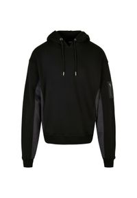 Bluza z kapturem Urban Classics Military Bomber. Typ kołnierza: kaptur. Kolor: czarny. Wzór: moro #1