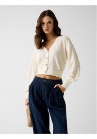 Guess Sweter 183081 Kremowy Classic Fit. Kolor: kremowy #1