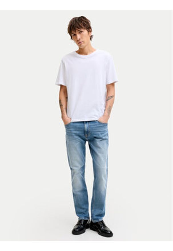 Jack & Jones Jeansy Clark Vintage 12278238 Niebieski Skinny Fit. Kolor: niebieski. Styl: vintage