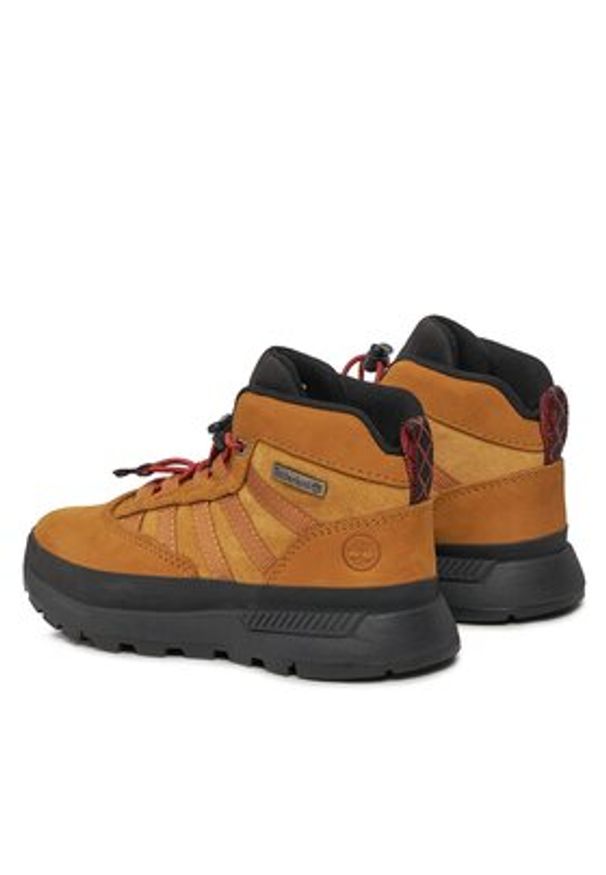 Timberland Trzewiki Euro Trekker Mid Leather TB0A65RV2311 Brązowy. Kolor: brązowy. Materiał: nubuk, skóra