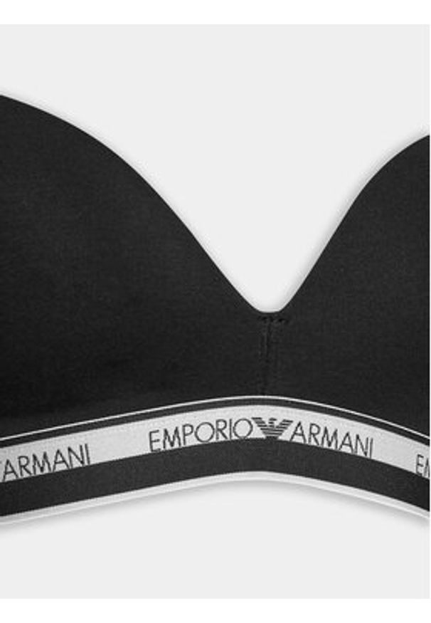 Emporio Armani Underwear Biustonosz bezfiszbinowy 164410 4R227 00020 Czarny. Kolor: czarny. Materiał: bawełna