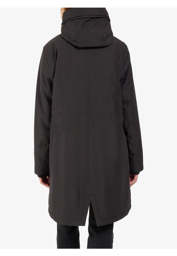 Płaszcz damski Didriksons Fia Parka. Kolor: czarny. Sezon: zima