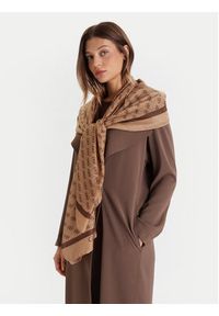Guess Szal AW5341 POL03 Brązowy. Kolor: brązowy. Materiał: materiał, poliester #2