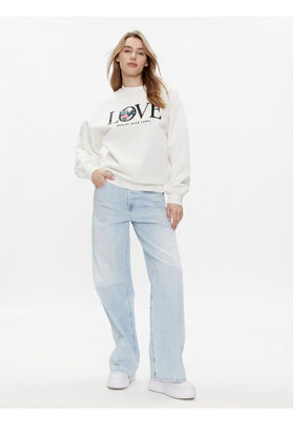 Replay Jeansy WA517.000.77365C Niebieski Relaxed Fit. Kolor: niebieski