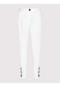 Imperial Spodnie materiałowe P2D0BNP Biały Relaxed Fit. Kolor: biały. Materiał: materiał, bawełna #2