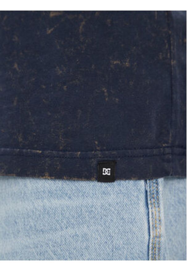 DC Shoes T-Shirt ADYZT05460 Granatowy Heritage Fit. Kolor: niebieski. Materiał: bawełna