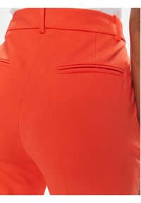 Pinko Spodnie materiałowe Bello 100155 A1L4 Pomarańczowy Slim Fit. Kolor: pomarańczowy. Materiał: syntetyk