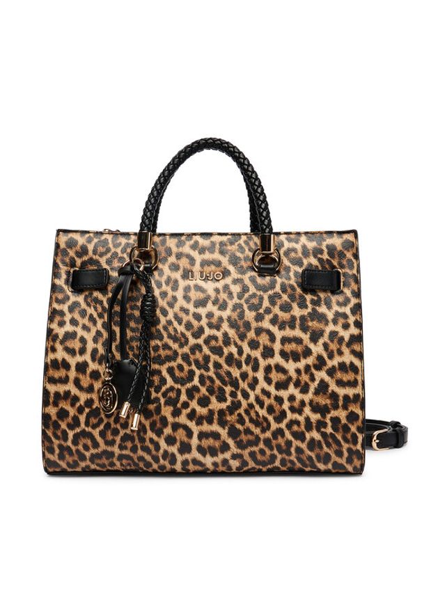 Liu Jo Torebka AA6086 E1119 Brązowy. Kolor: brązowy. Materiał: skórzane