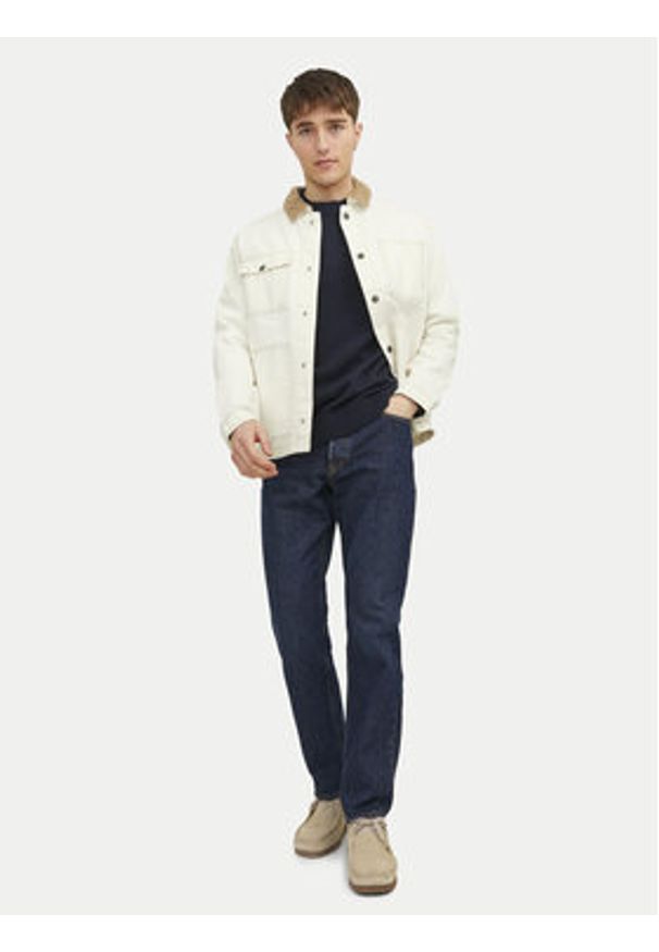 Jack & Jones - Jack&Jones Jeansy Chris 12237276 Granatowy Relaxed Fit. Kolor: niebieski
