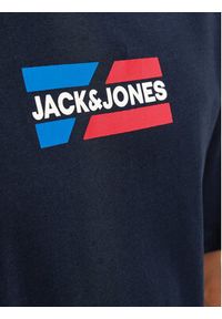 Jack & Jones T-Shirt Corp Graphic 12268415 Granatowy Regular Fit. Kolor: niebieski. Materiał: bawełna #4